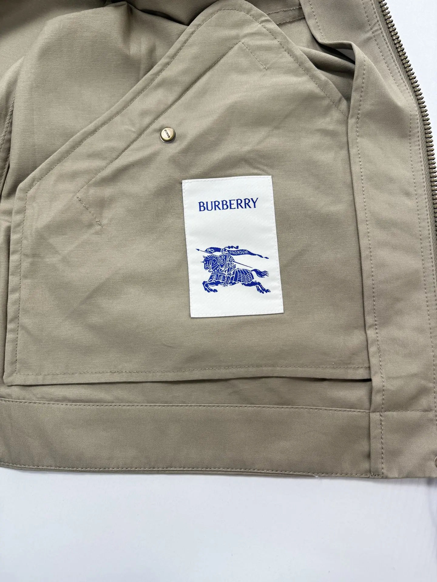 Leather-Collar Embroidered Knight Work Jacket D38021250 — view 6