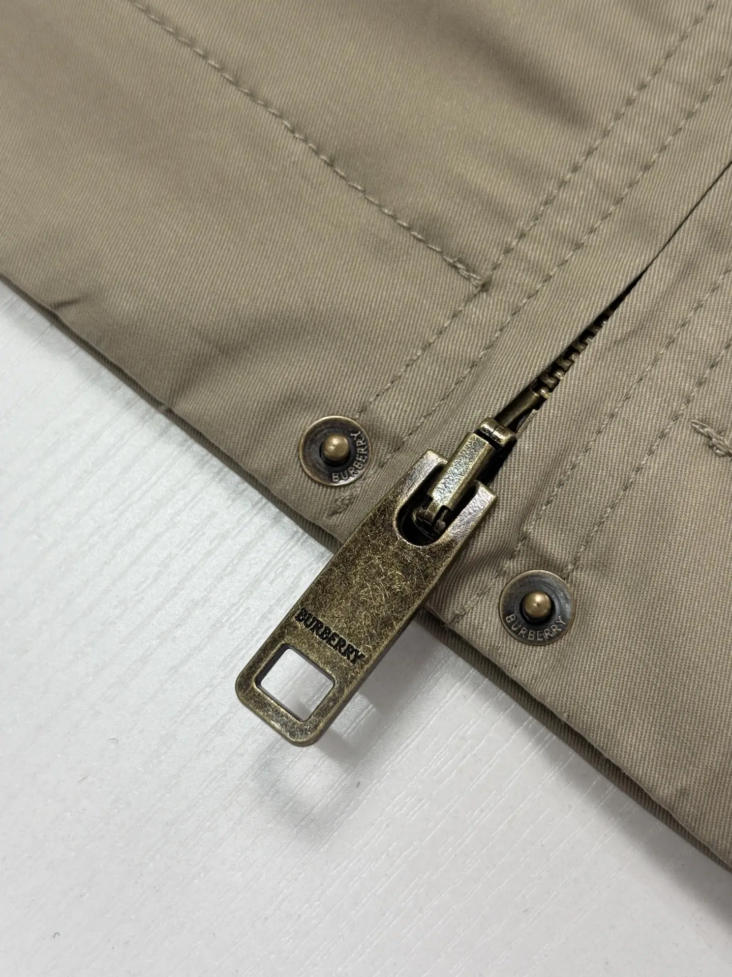 Leather-Collar Embroidered Knight Work Jacket D38021250 — view 13