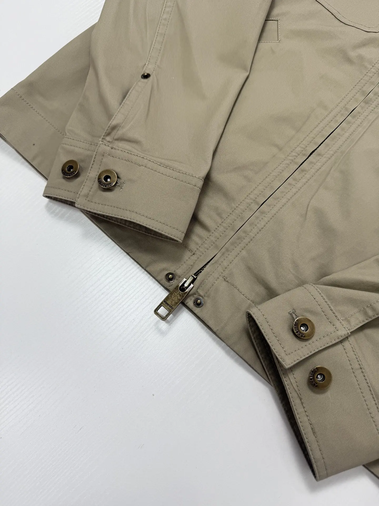 Leather-Collar Embroidered Knight Work Jacket D38021250 — view 15