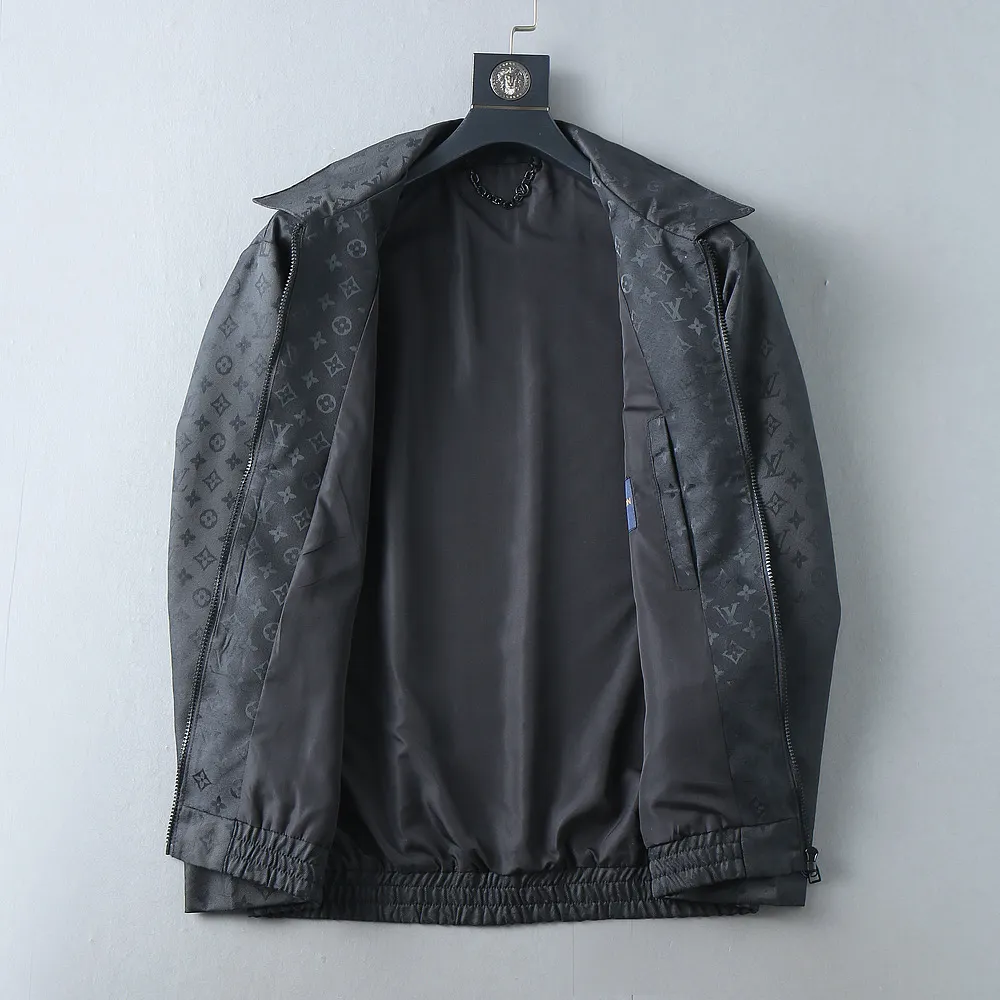 Monogram Embossed Harrington Jacket D38024639 — view 3
