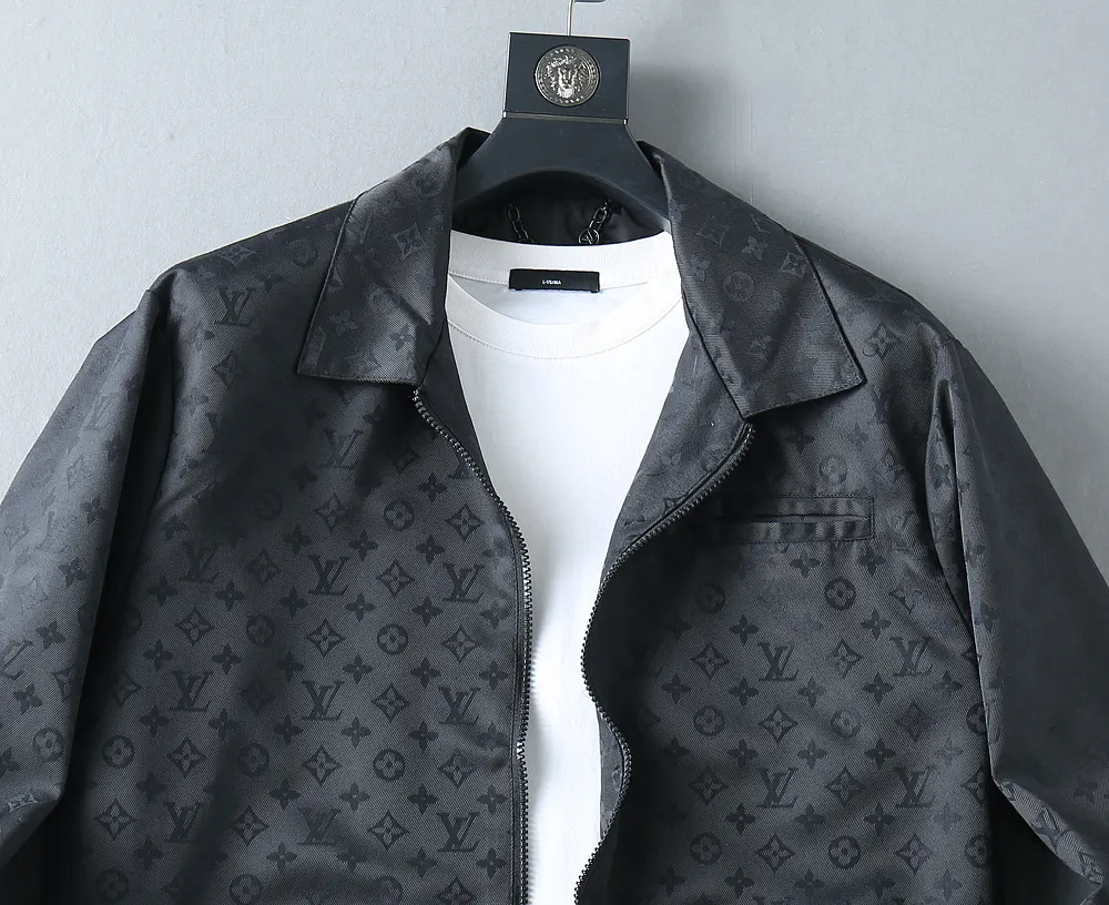 Monogram Embossed Harrington Jacket D38024639 — view 4