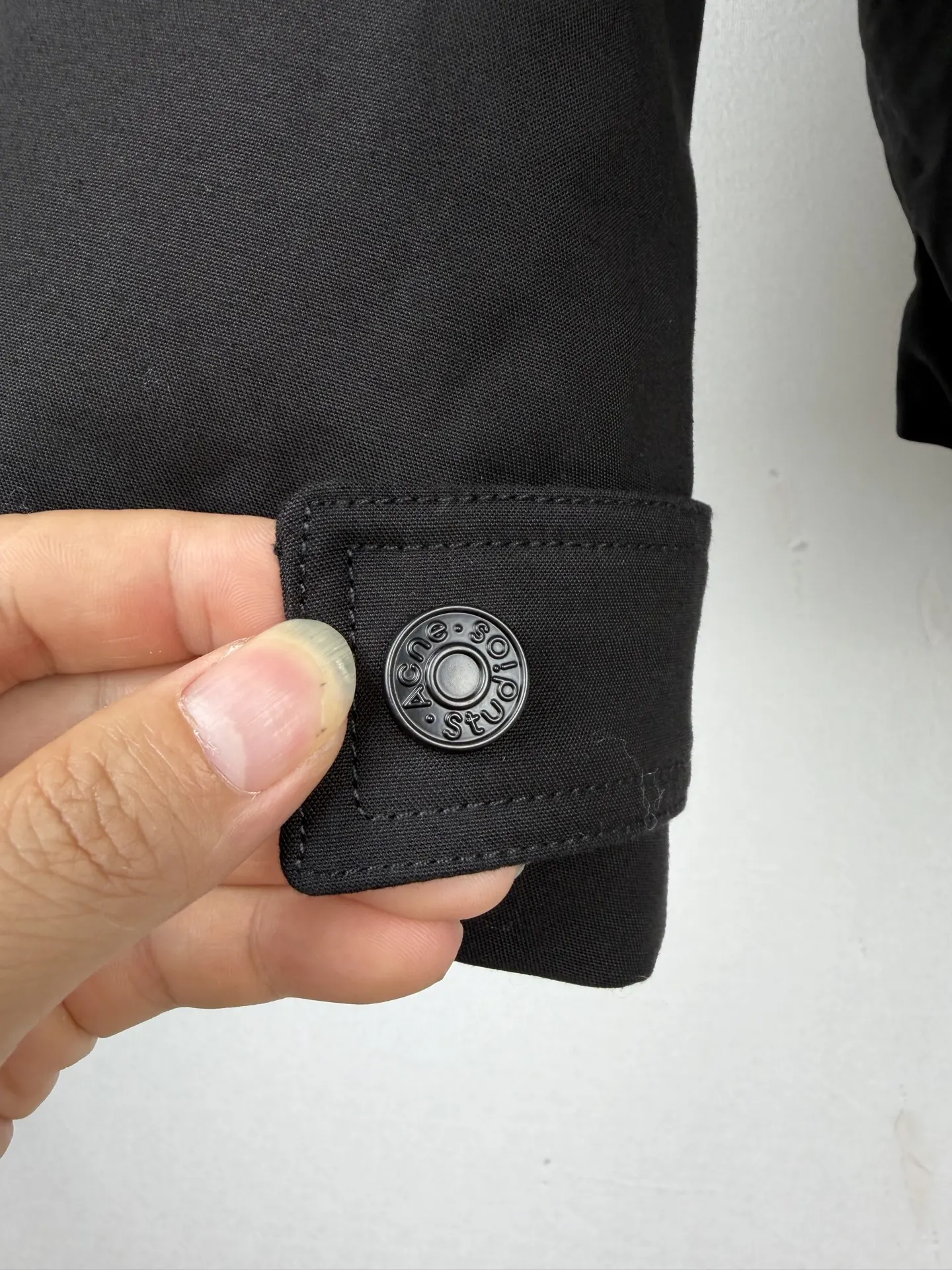 Leather-Trimmed Padded Woven Jacket D38521306 — view 8