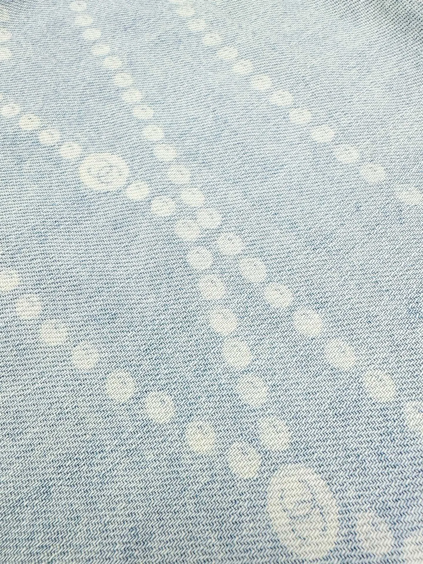 Laser-Etched Pearl Motif Denim Shirt D38524776 — view 5