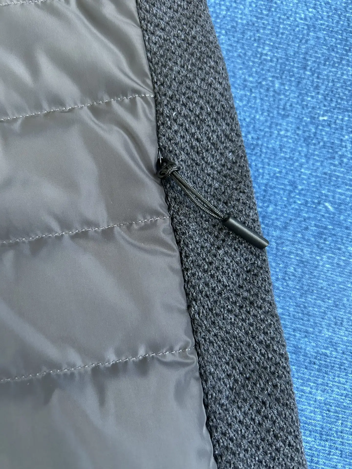 HyBridge Knit Gilet with Down-Filled Panels D40024028 — view 15