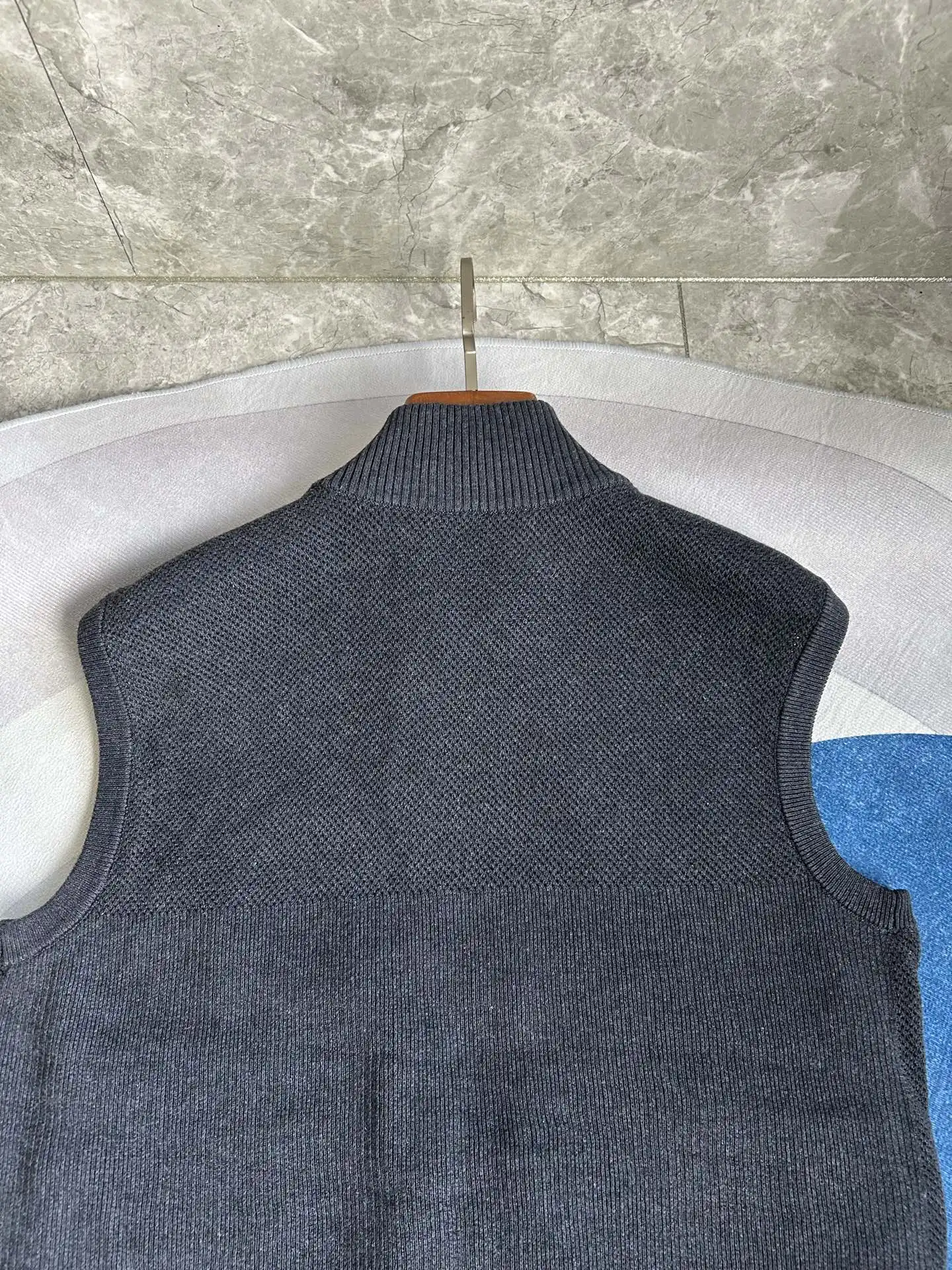 HyBridge Knit Gilet with Down-Filled Panels D40024028 — view 17
