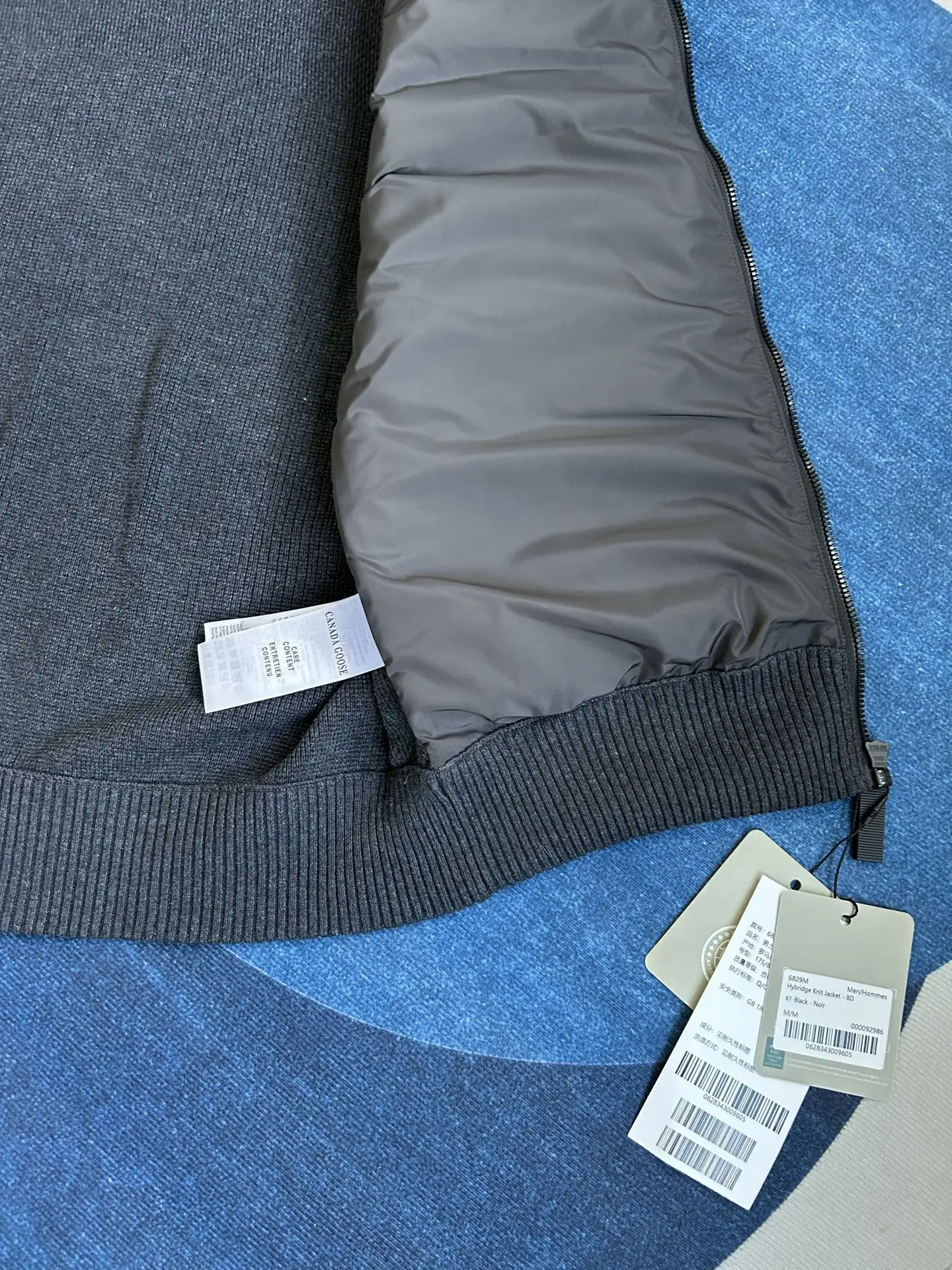 HyBridge Knit Gilet with Down-Filled Panels D40024028 — view 19