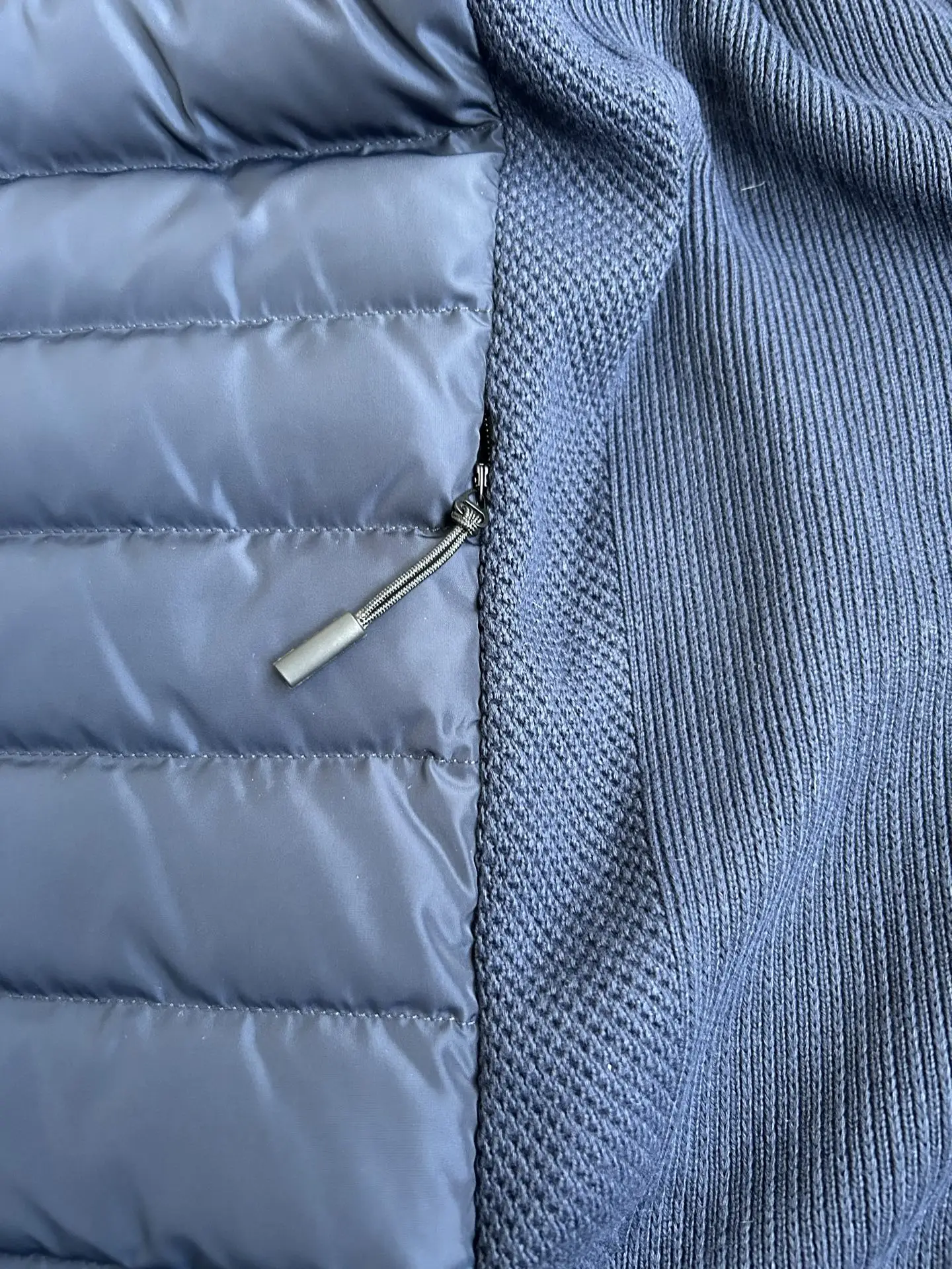 HyBridge Quilted Knit Gilet D40024029 — view 19