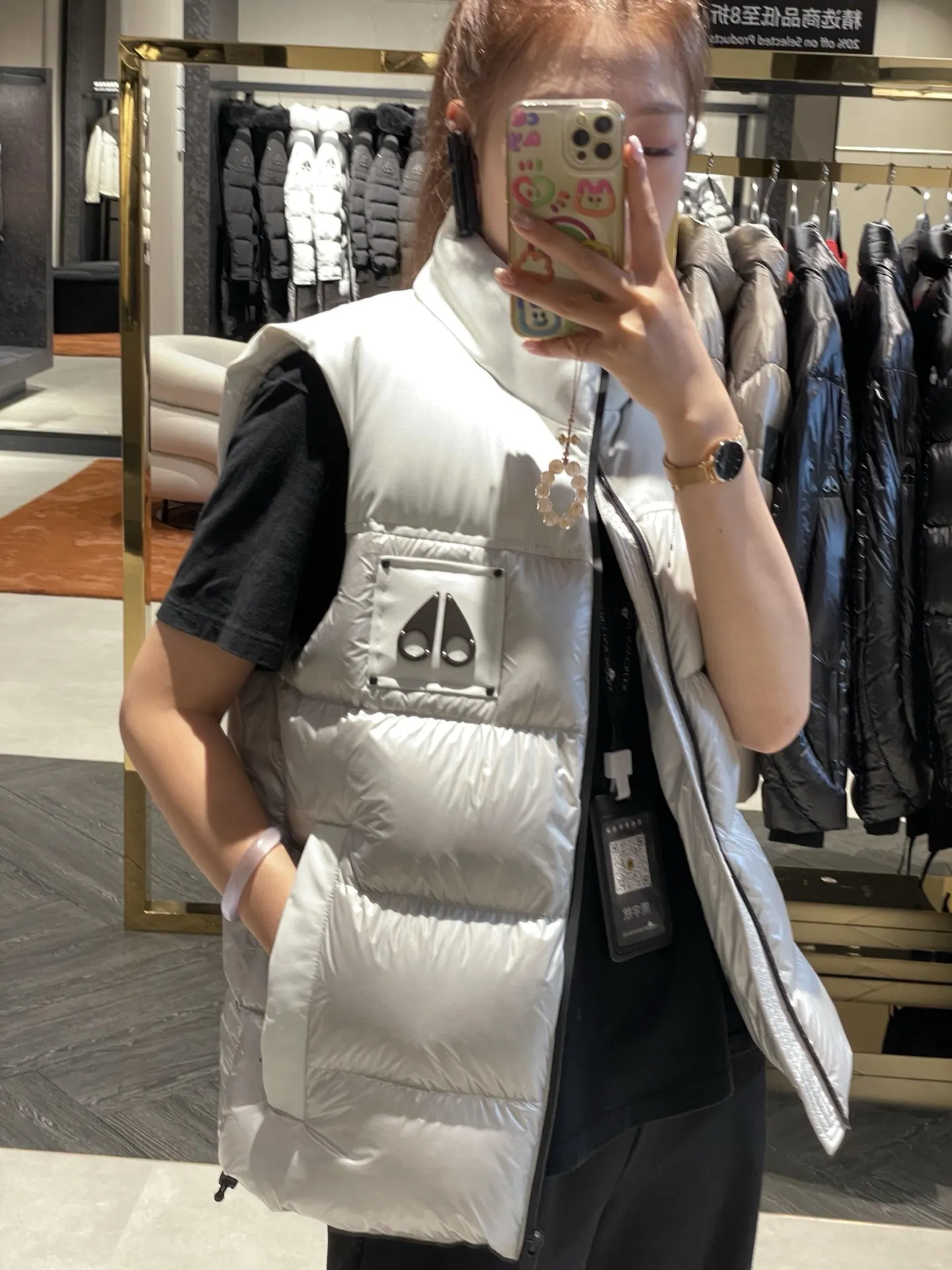 Victory Peak Glossy Down Gilet D40023862 — view 5