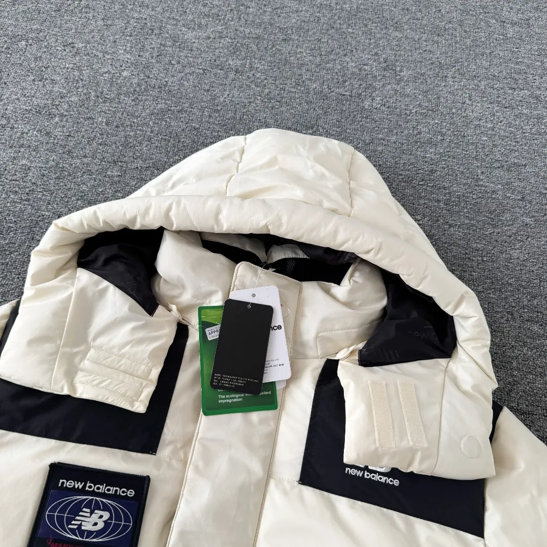 New Balance Hooded Down Puffer Jacket D40024786 — view 3