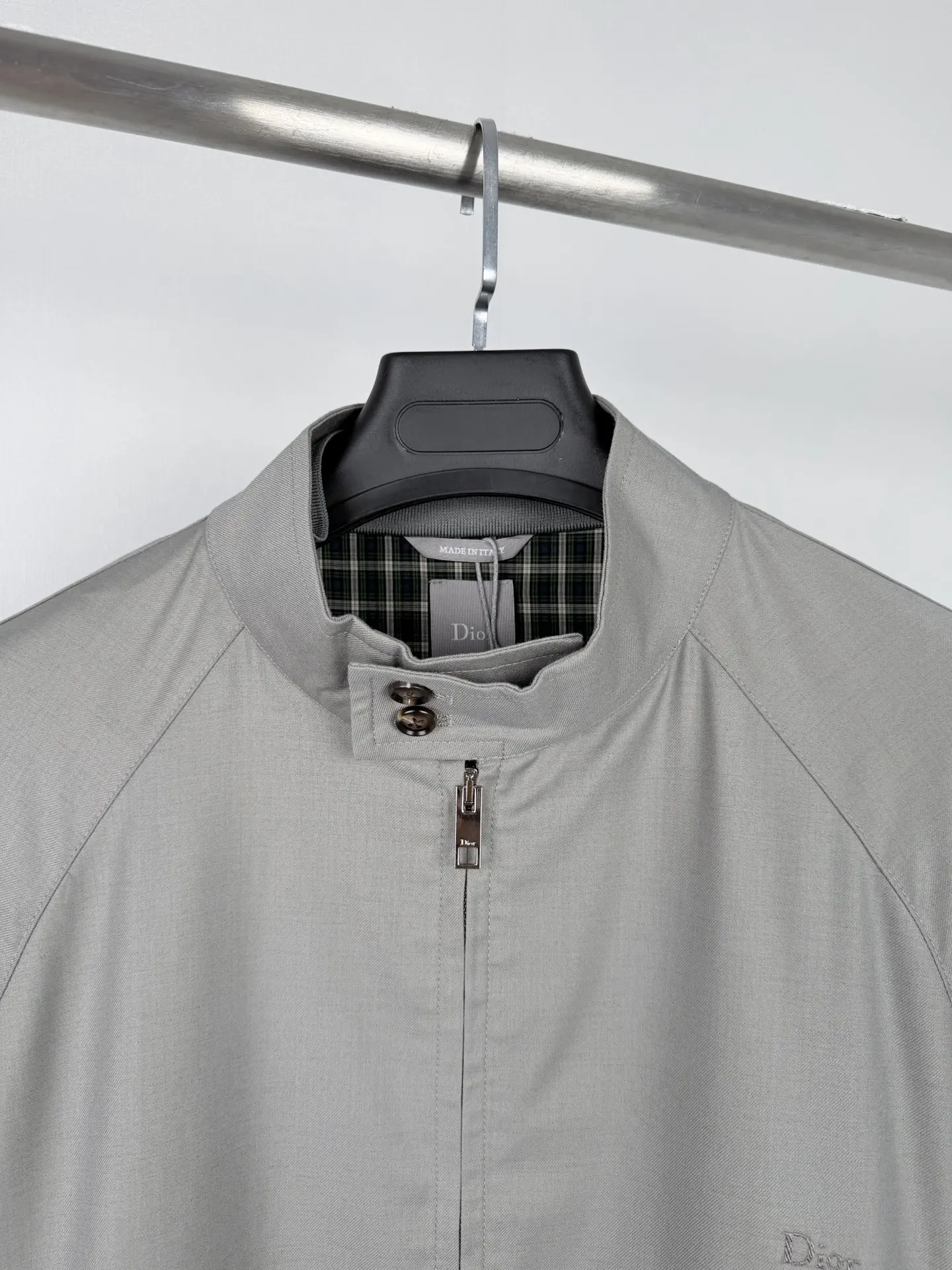 Dior Embroidered Wool-Blend Harrington Jacket D40021393 — view 5