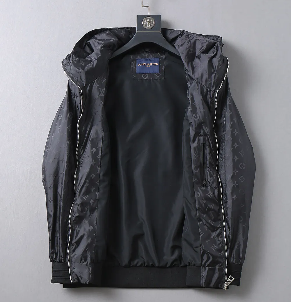 Monogram Jacquard Hooded Windbreaker Jacket D40024648 — view 3