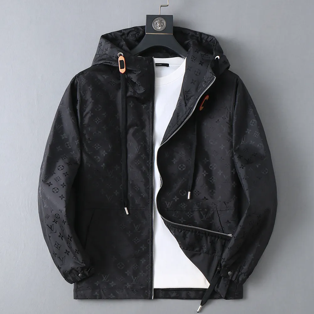 Monogram Jacquard Hooded Windbreaker Jacket D40024624
