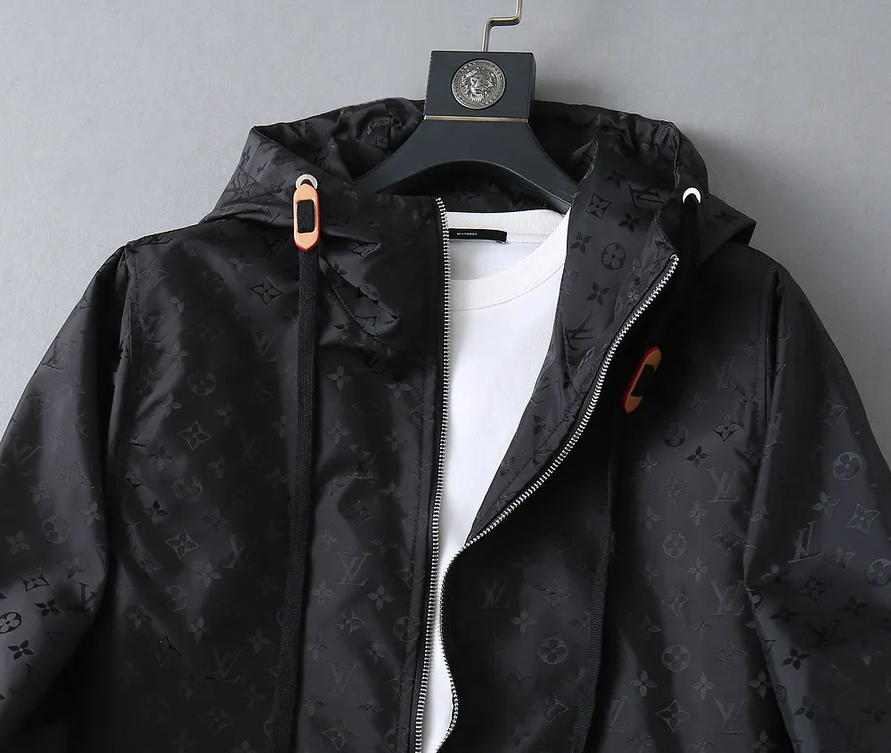 Monogram Jacquard Hooded Windbreaker Jacket D40024624 — view 5