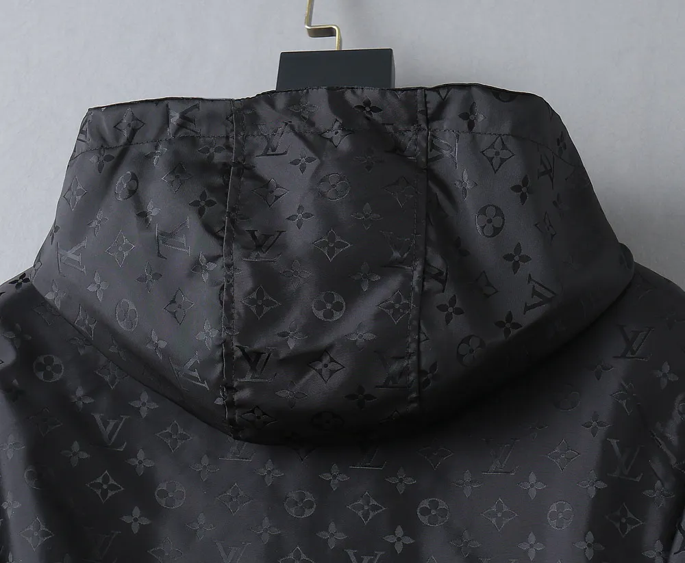 Monogram Jacquard Hooded Windbreaker Jacket D40024624 — view 14