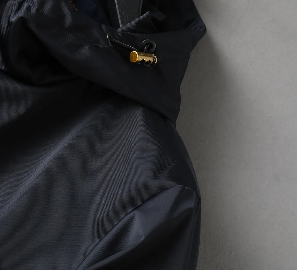 Logo Patch Hooded Bomber Jacket D40024627 — view 8