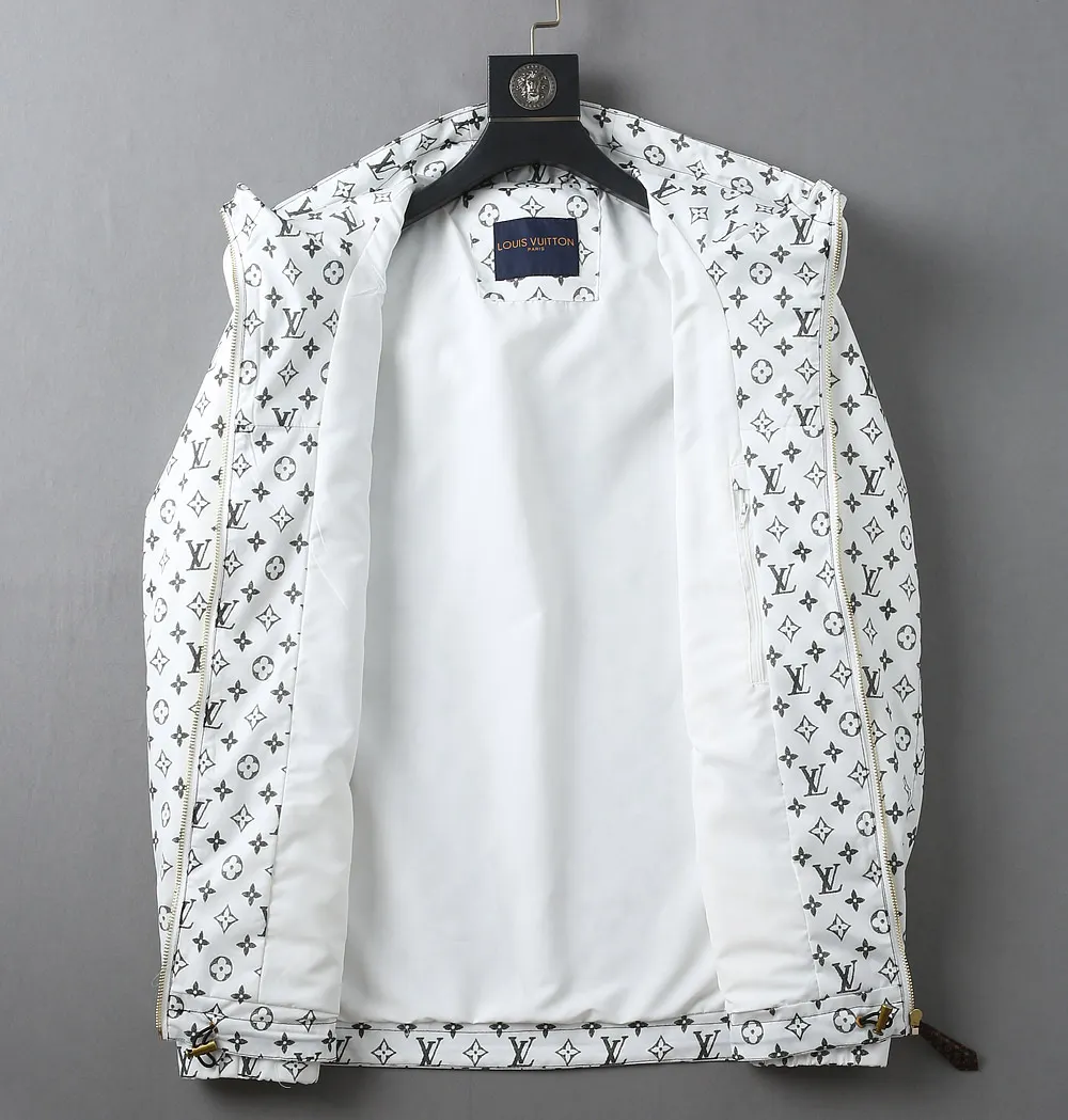 Monogram Print Hooded Windbreaker Jacket D40024619 — view 3
