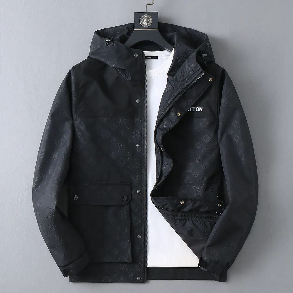 Monogram Embossed Hooded Jacket D40024615
