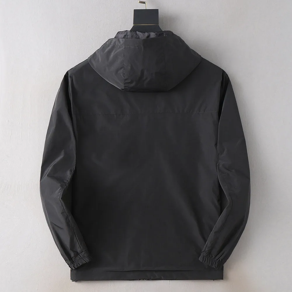 Damier Pattern Hooded Windbreaker Jacket D40024651 — view 3