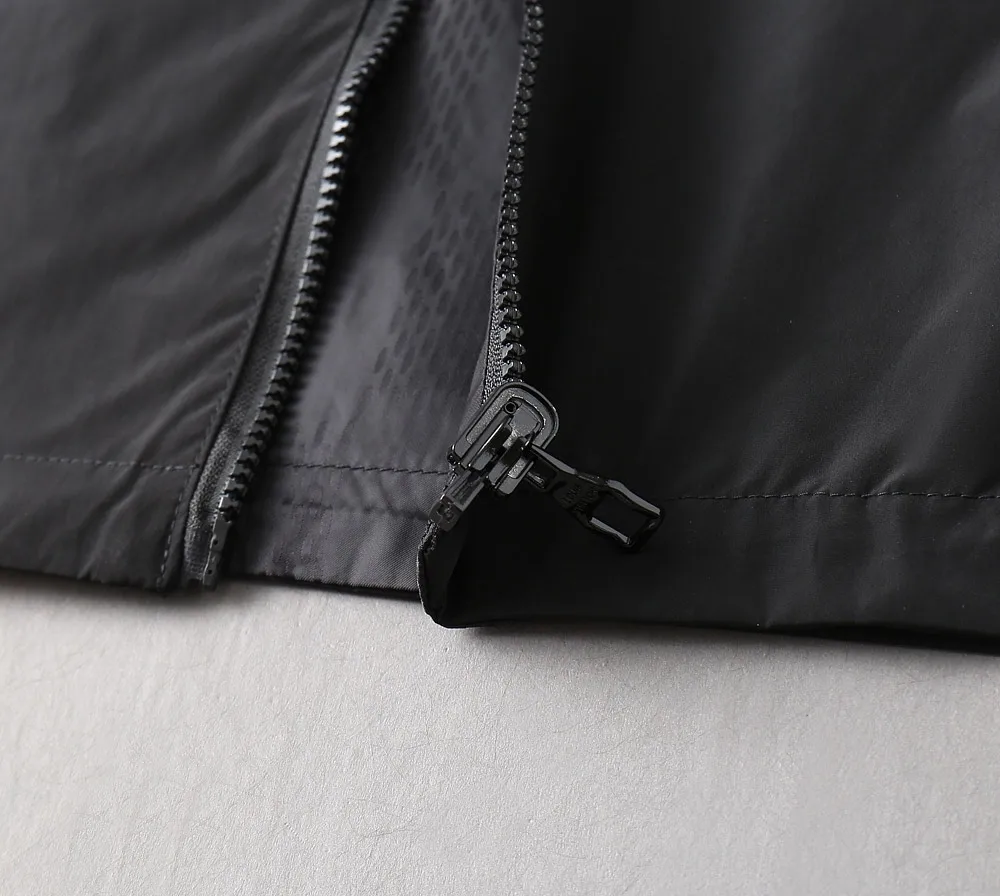 Damier Pattern Hooded Windbreaker Jacket D40024651 — view 10