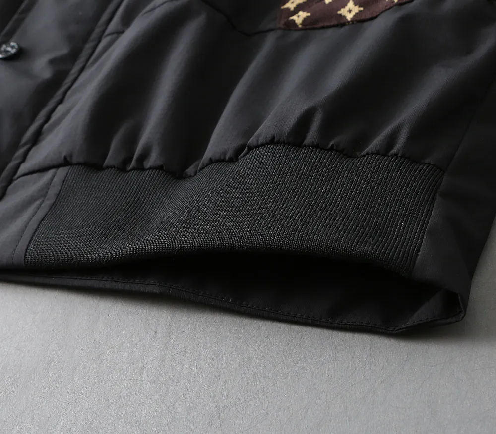 Monogram Panel Hooded Windbreaker Jacket D40024616 — view 12