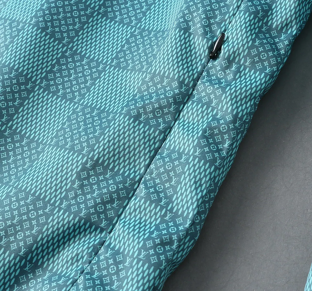 Damier Pattern Hooded Windbreaker Jacket D40024646 — view 11