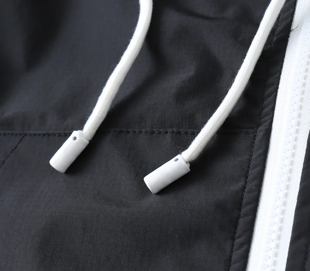 Logo-Print Hooded Windbreaker Jacket D40024623 — view 8