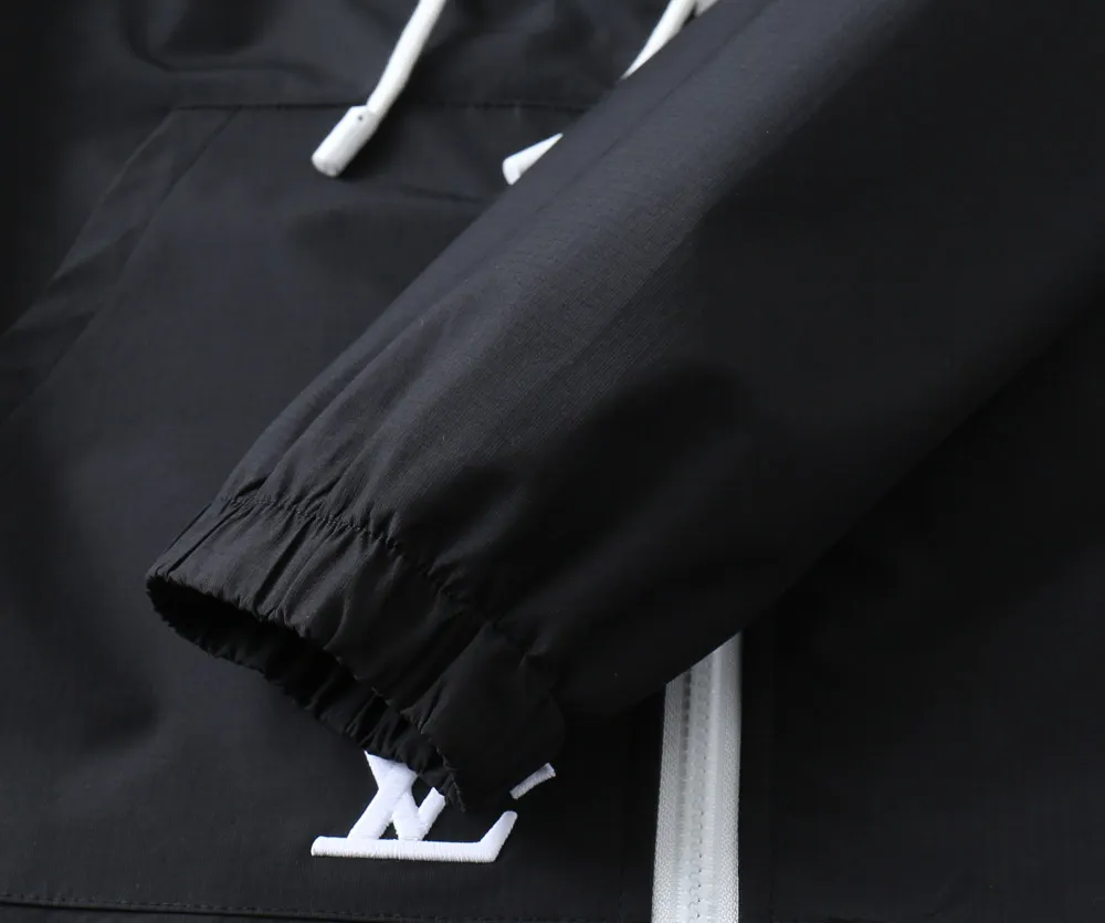 Logo-Print Hooded Windbreaker Jacket D40024623 — view 15