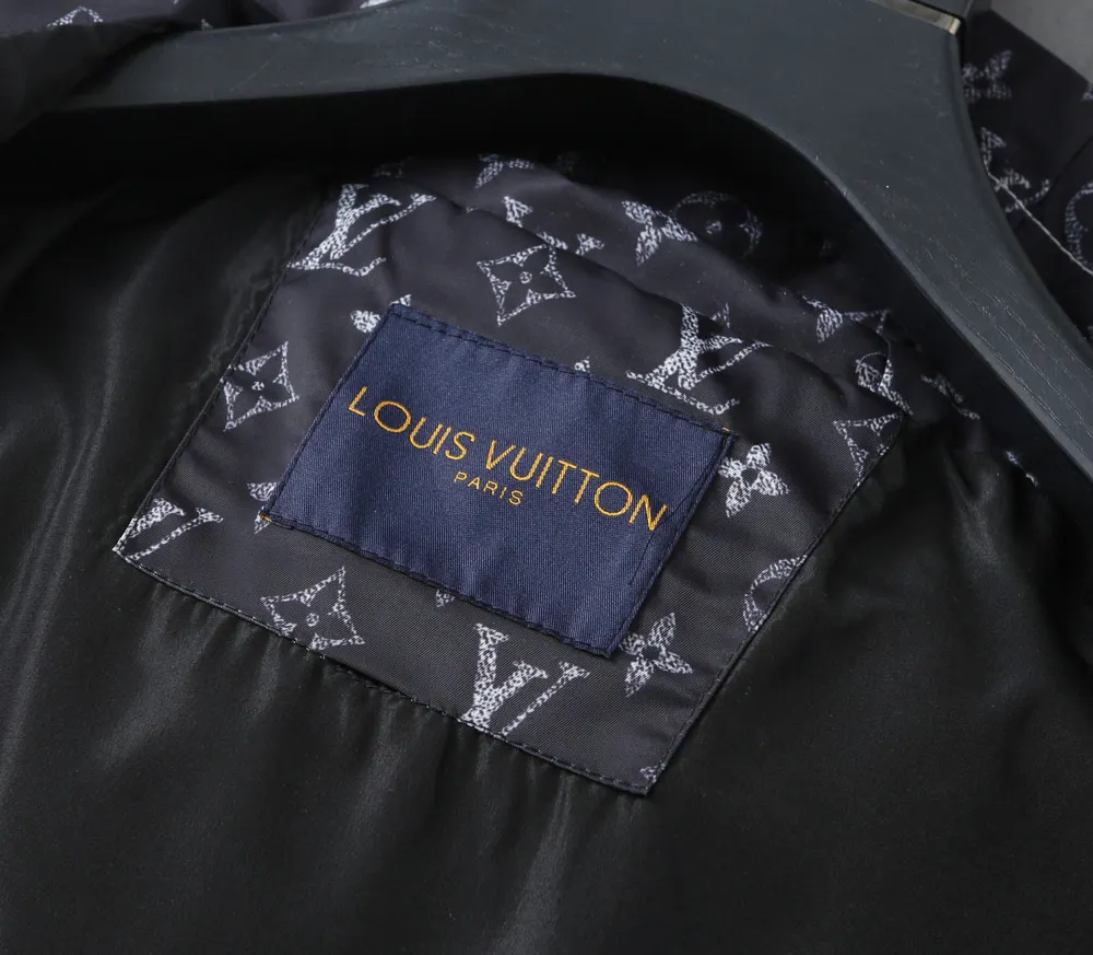 Monogram Print Hooded Windbreaker Jacket D40024620 — view 7