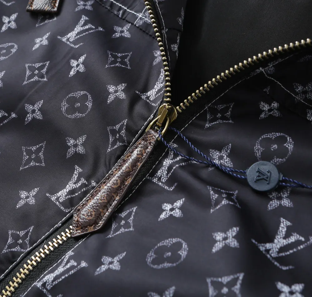 Monogram Print Hooded Windbreaker Jacket D40024620 — view 8