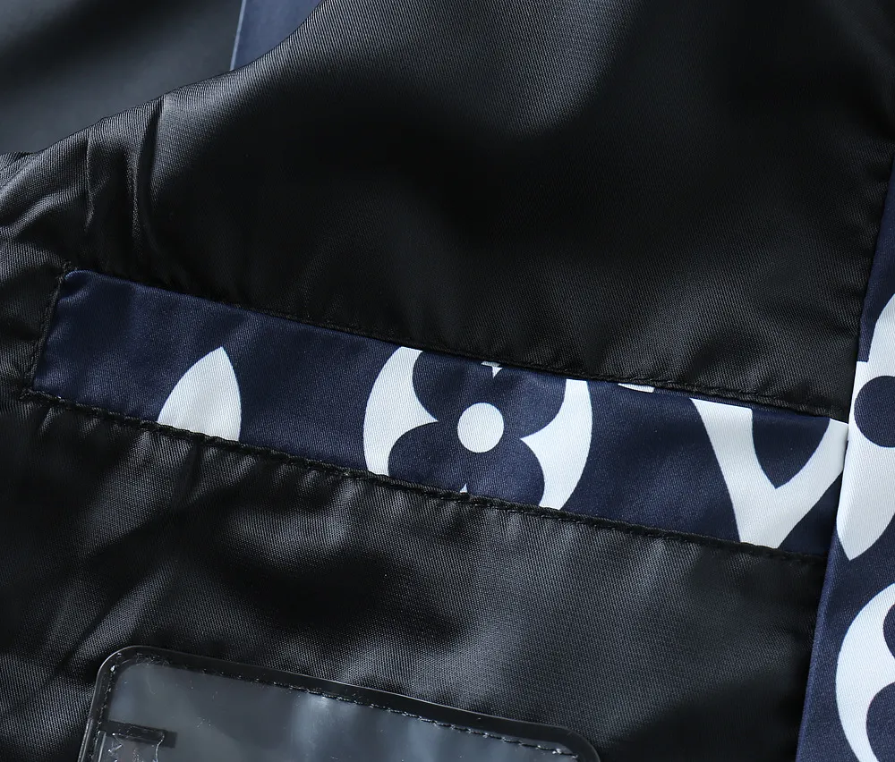 Monogram Print Hooded Windbreaker Jacket D40024638 — view 10