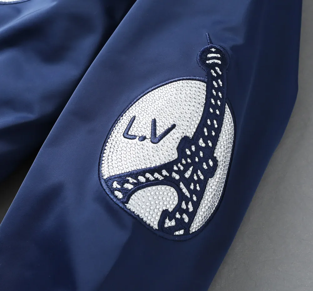 Logo Patch Varsity Bomber Jacket D40024617 — view 7