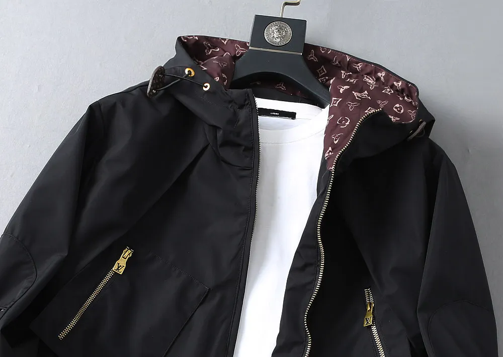 Monogram Lined Hooded Windbreaker Jacket D40024614 — view 5
