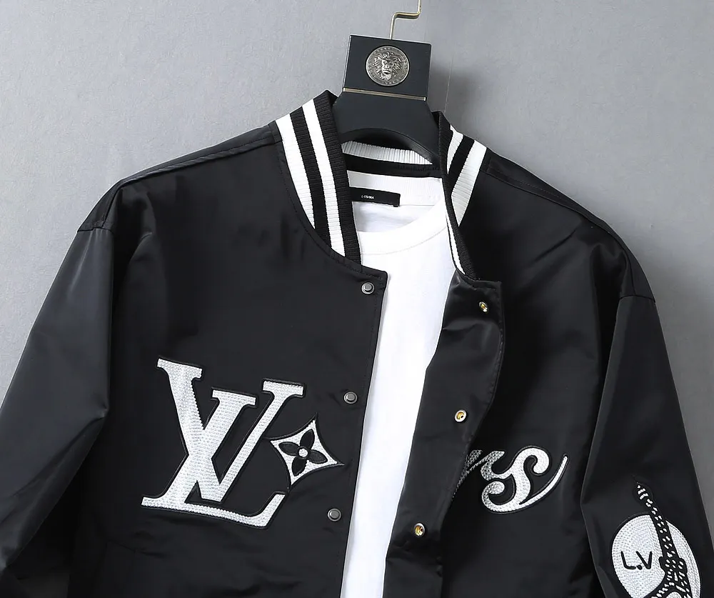 Logo Embroidered Varsity Bomber Jacket D40024618 — view 5