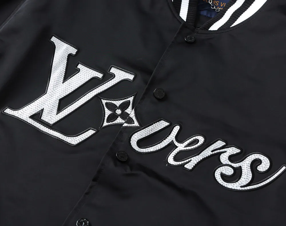 Logo Embroidered Varsity Bomber Jacket D40024618 — view 6