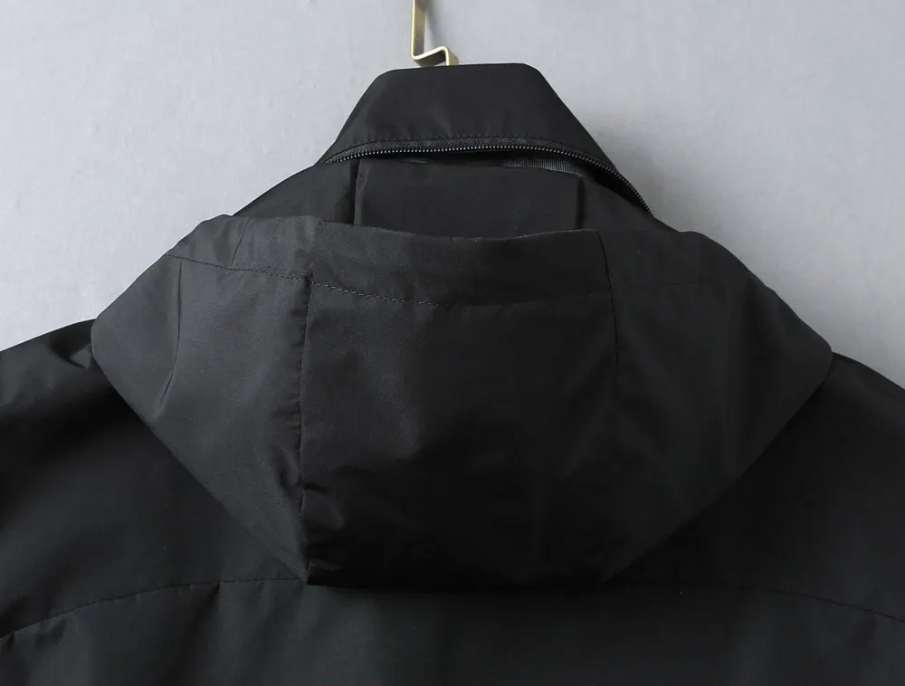 Hooded Technical Shell Jacket D40024629 — view 17