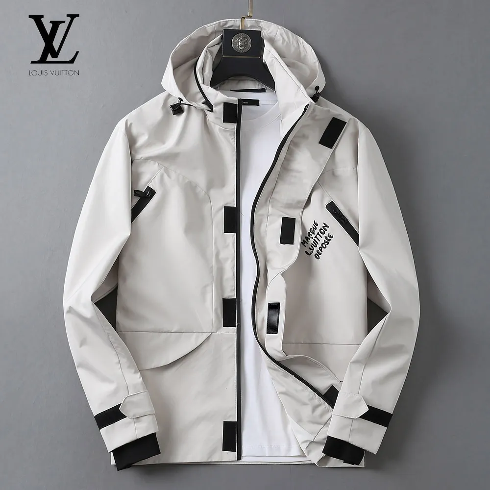 Hooded Technical Windbreaker Jacket D40024628