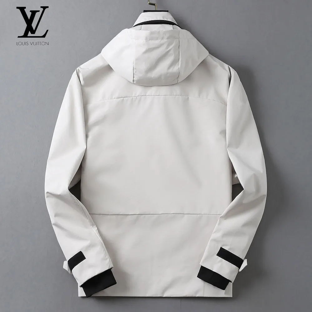 Hooded Technical Windbreaker Jacket D40024628 — view 2