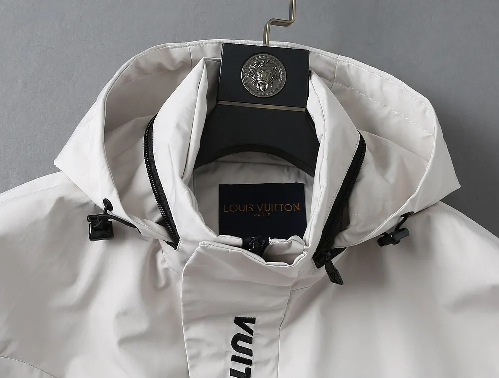 Hooded Technical Windbreaker Jacket D40024628 — view 8