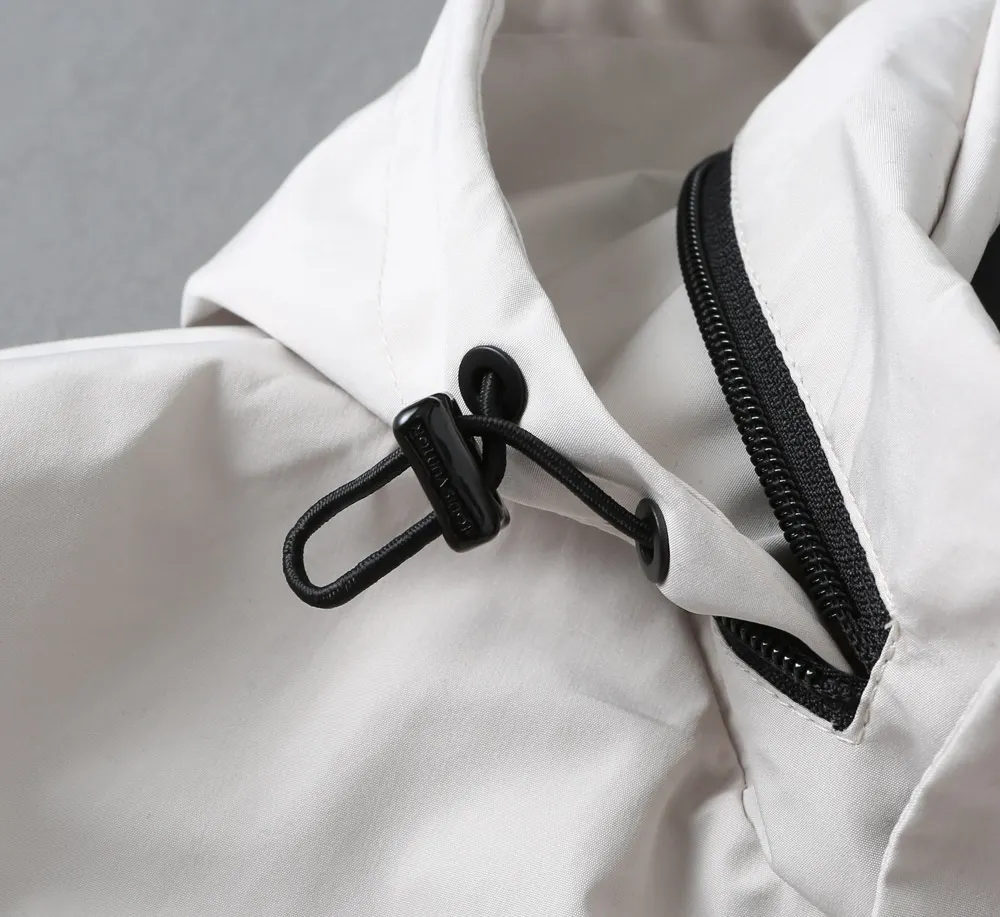 Hooded Technical Windbreaker Jacket D40024628 — view 11