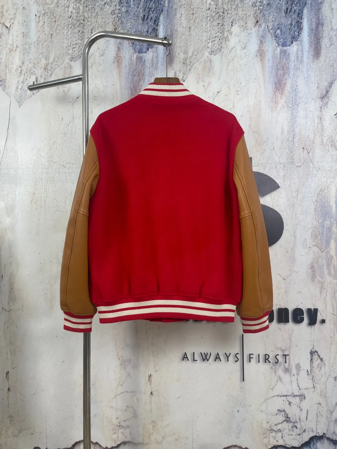 Louis Vuitton x Nigo Wool and Leather Varsity Jacket D41024596 — view 2