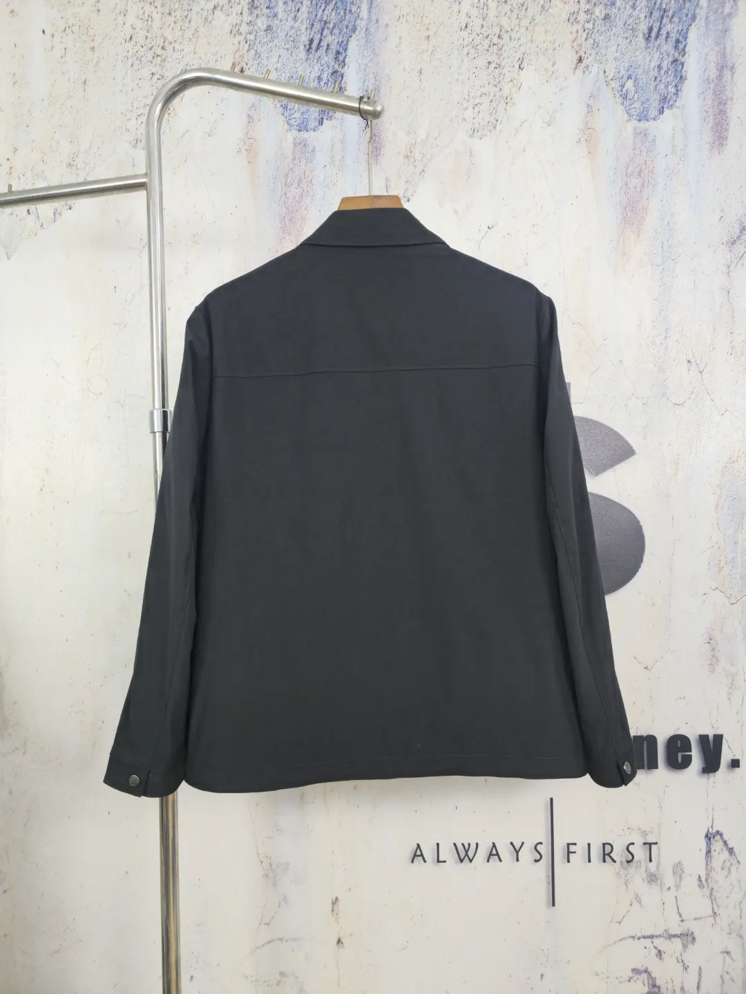 Technical Stretch-Shell Harrington Jacket D41524601 — view 2