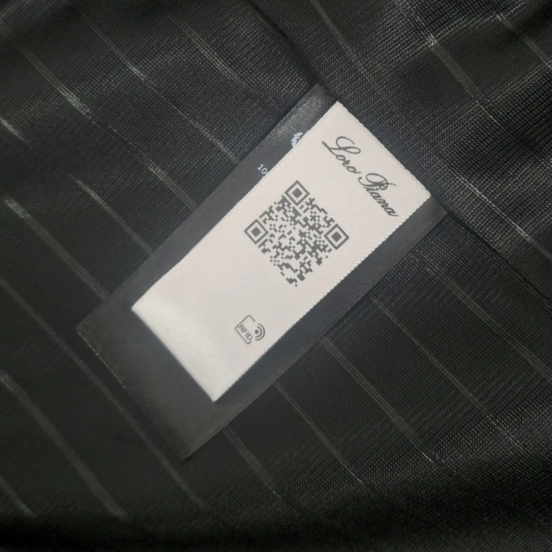 Pinstriped Ribbed-Trim Bomber Jacket D41524600 — view 13