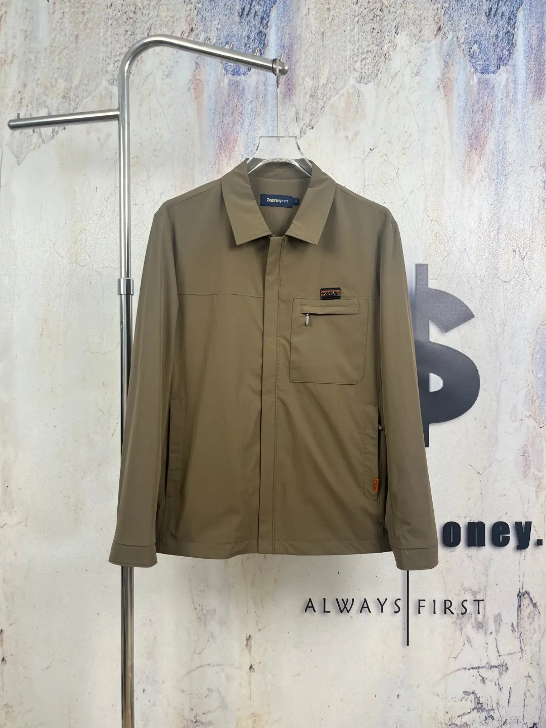 Zegna Sport Technical Zip-Up Jacket D41524603 — view 2