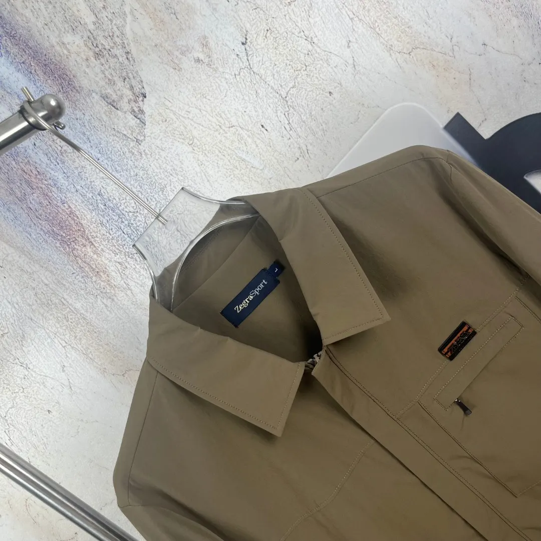 Zegna Sport Technical Zip-Up Jacket D41524603 — view 4