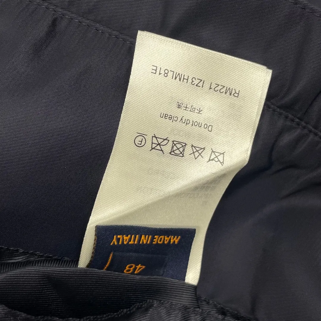 Monogram Mixed-Media Funnel-Neck Jacket D42024594 — view 12