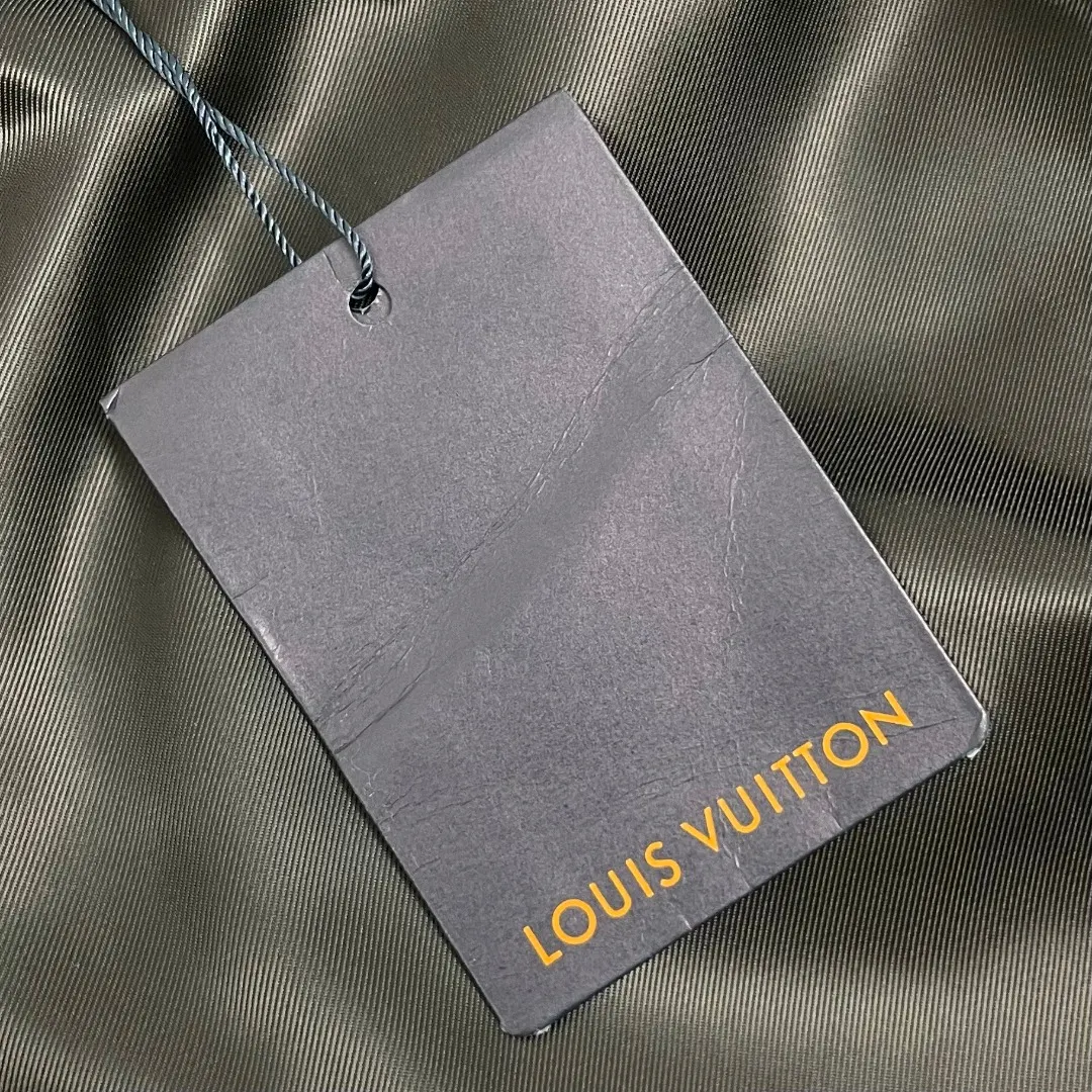 Monogram Mixed-Media Funnel-Neck Jacket D42024593 — view 12