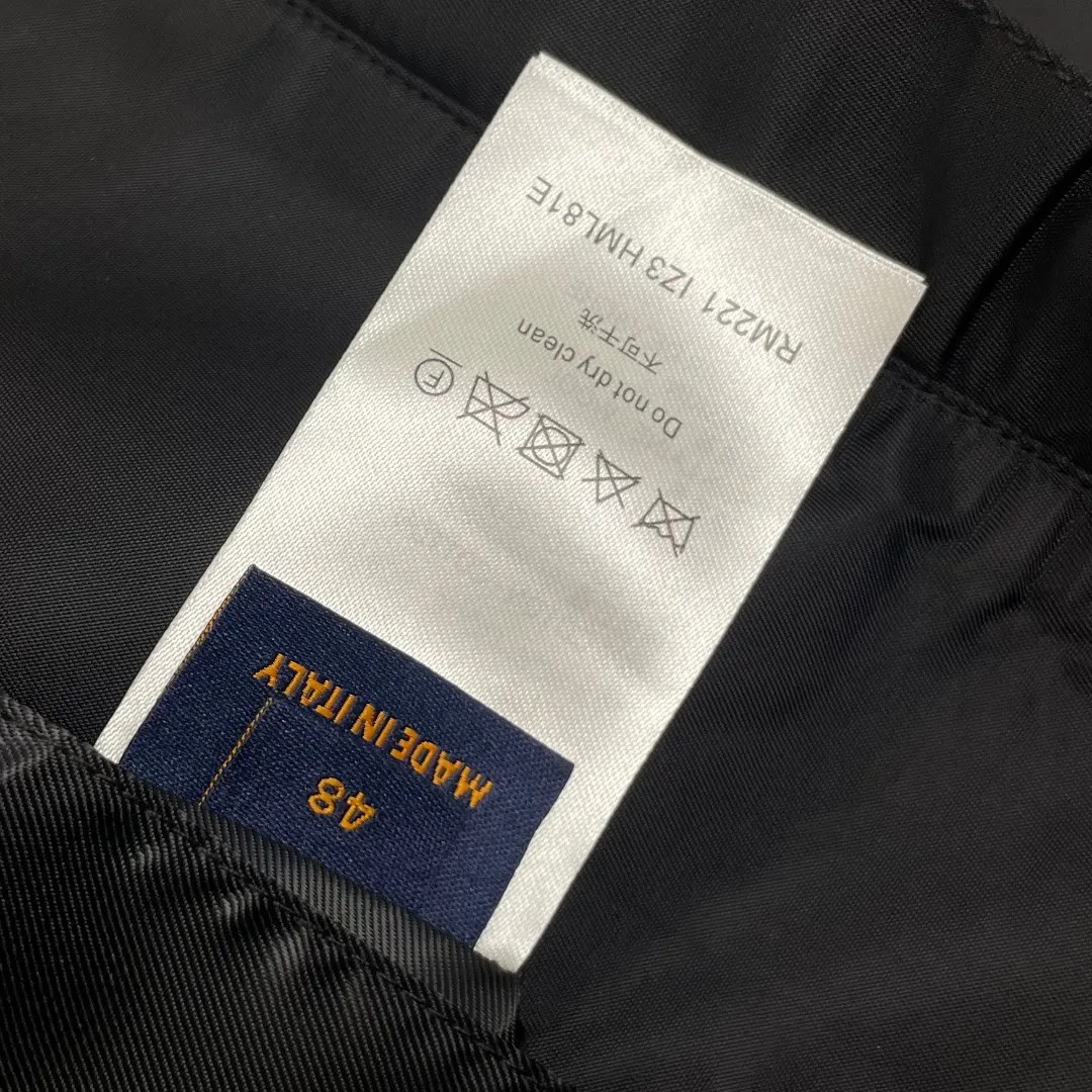 Monogram Mixed-Media Funnel-Neck Jacket D42024593 — view 13