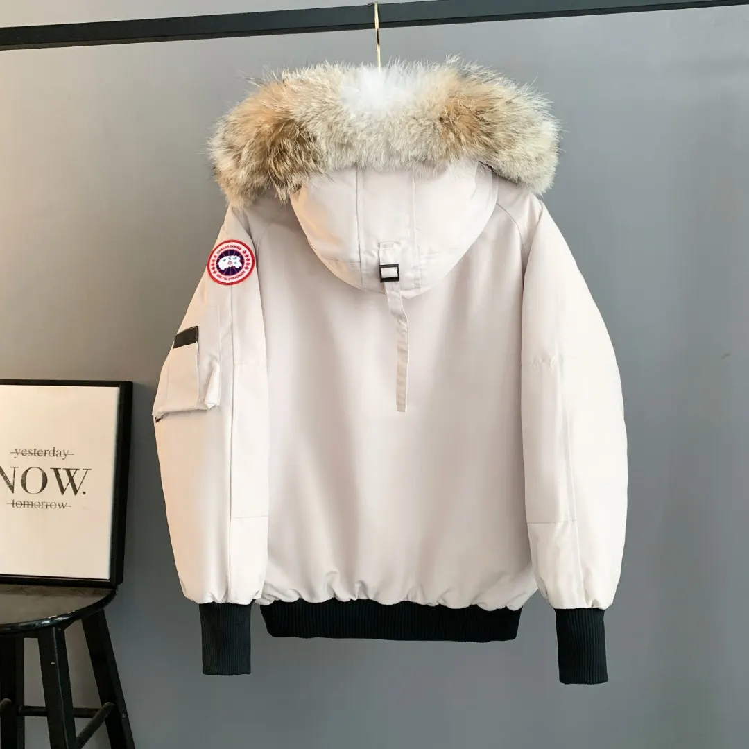 Chilliwack Fur-Trimmed Bomber Down Jacket D42024709 — view 2