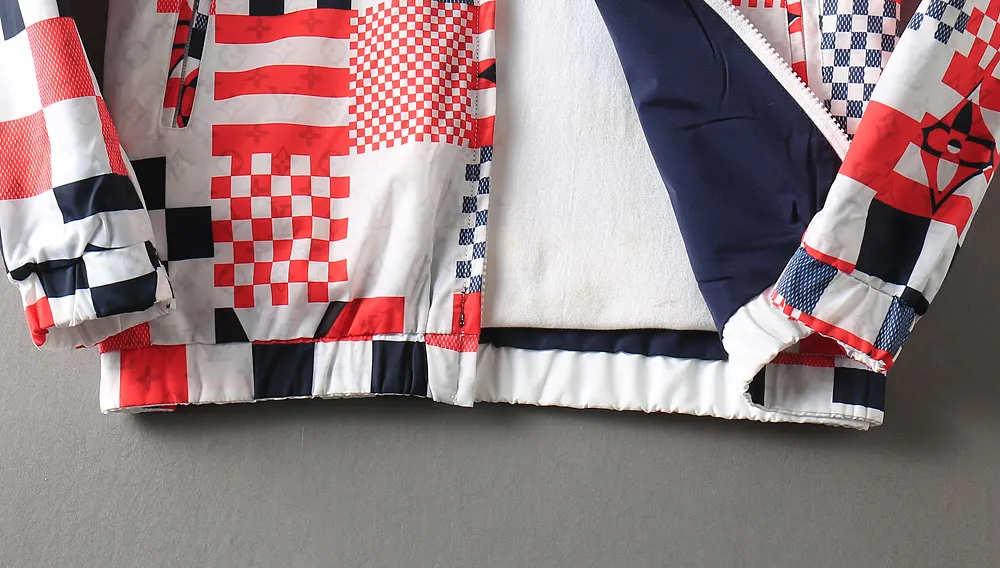 Monogram Damier Patchwork Zip-Up Jacket D42024631 — view 10