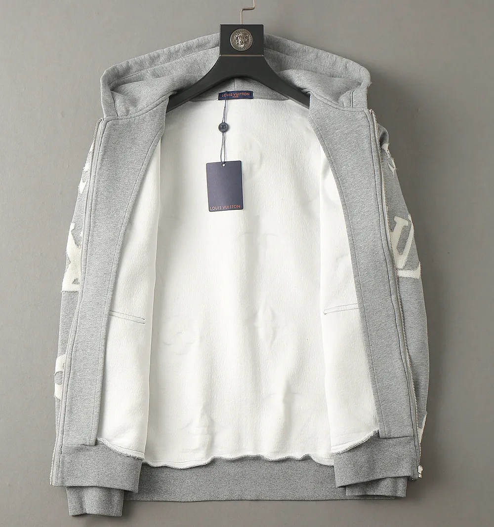Monogram Zip-Up Hooded Jacket D42024626 — view 3